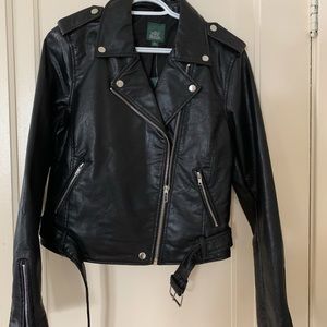 Faux Leather Jacket
